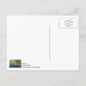 Friedlich am Fluss Postkarte (Rückseite)