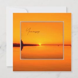 Friedlich Amber Sunset