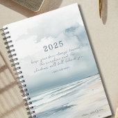 Friedlich Beach Custom Zitat Weekly Planer