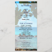 Friedlich Beach St. Thomas Wedding Programm (Vorderseite)