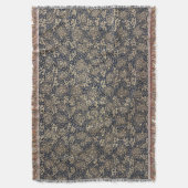 Friedlich Blau & Cream Batik Krustendecke Decke (Vorderseite Vertikal)