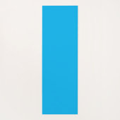 Friedlich Blue Blume Yoga Mat Yogamatte (Rückseite)