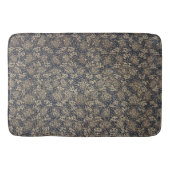 Friedlich Blue & Cream Batik Bath Mat Badematte (Vorderseite)