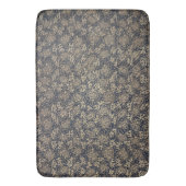 Friedlich Blue & Cream Batik Bath Mat Badematte (Vorderseite Vertikal)