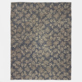 Friedlich Blue & Cream Batik Fleece Blanket (Vorderseite)