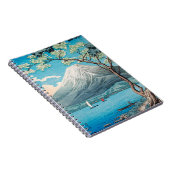 Friedlich Blue Mount Fuji Lake Print Notizblock (Rechte Seite)