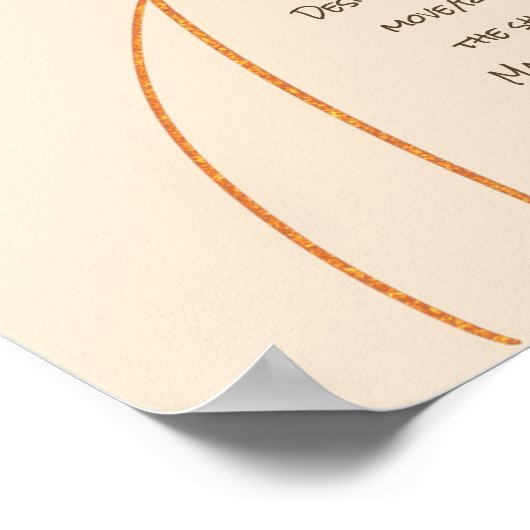 Friedlich Boho Shapes Poster (Ecke)