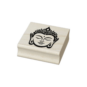 Friedlich Buddha Gummistempel