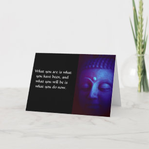 Friedlich Buddha Karte