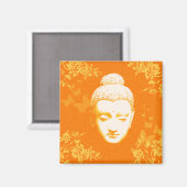 Friedlich Buddha Magnet (Vorderseite/Rückseite)