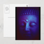 Friedlich Buddha Postkarte (Vorne/Hinten)