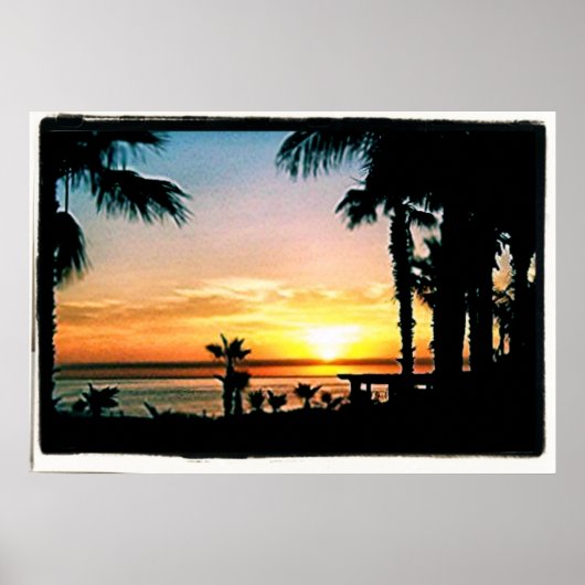 Friedlich Cabo Sunset Poster (Vorne)