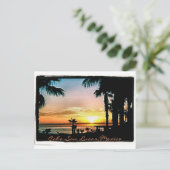 Friedlich Cabo Sunset Postkarte (Stehend Vorderseite)