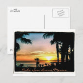 Friedlich Cabo Sunset Postkarte (Vorne/Hinten)
