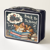 Friedlich Cat Nickerchen Lunchbox (Vorderseite)