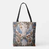 Friedlich Dove William Morris Inspirierte floral Tasche (Rückseite)