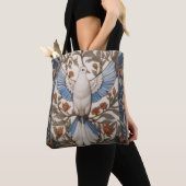Friedlich Dove William Morris Inspirierte floral Tasche (Von Nahem)