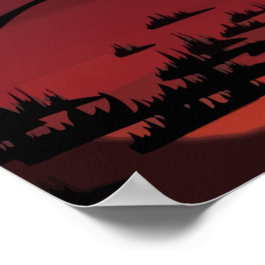 Friedlich Dream Poster (Ecke)