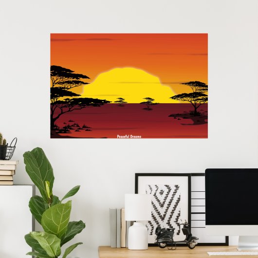 Friedlich Dream Poster (Heimbüro)