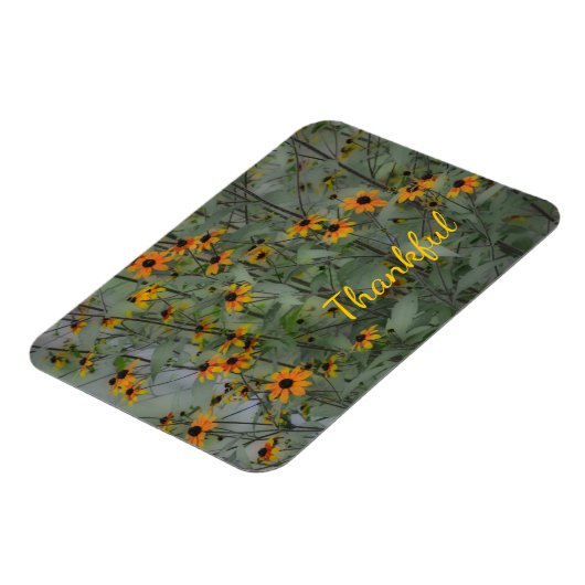 Friedlich floral Dankbar Magnet (Linke Seite)