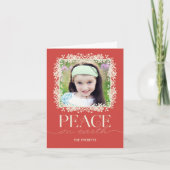 Friedlich Florenz Foto Gruß Karte Lachs (Vorderseite)