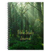 Friedlich Forest Bible Studies Journal Notizblock (Vorderseite)