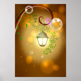 Friedlich Garden Lantern Poster