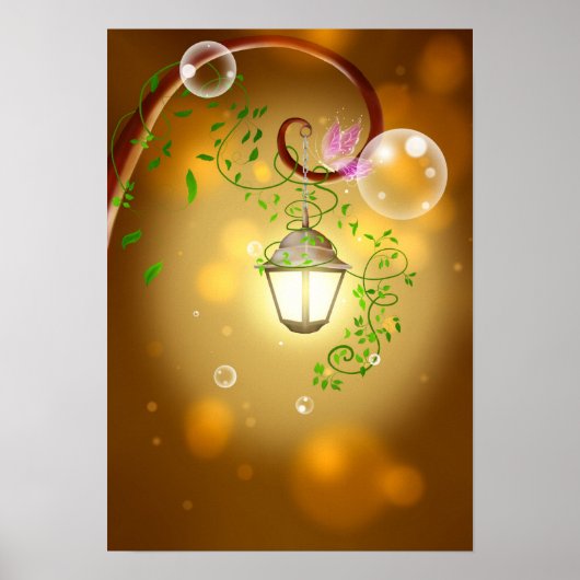 Friedlich Garden Lantern Poster (Vorne)