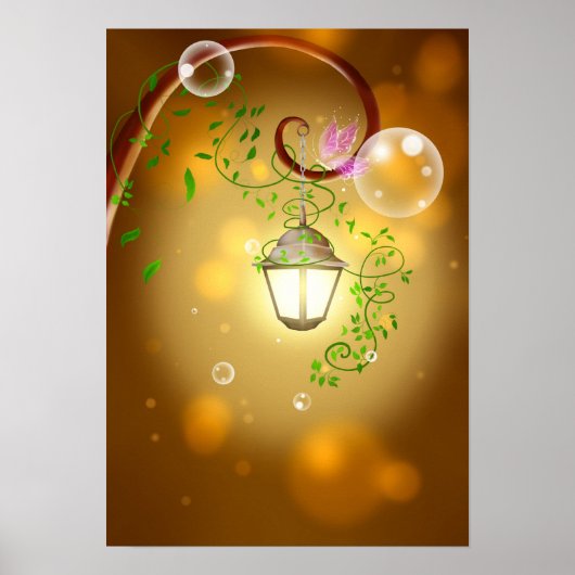 Friedlich Garden Lantern Poster (Vorne)