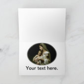 Friedlich gesegnete Jungfrau Mary Karte (Innenseite)