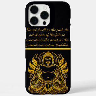 Friedlich Golden Buddha iPhone 16 Pro Max Hülle