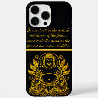 Friedlich Golden Buddha iPhone 16 Pro Max Hülle