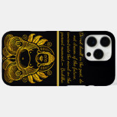 Friedlich Golden Buddha Case-Mate iPhone Hülle (Rückseite (Horizontal))