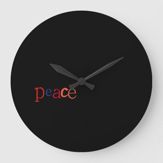 Friedlich Große Wanduhr (Vorderseite)