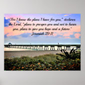 FRIEDLICH JEREMIAH 29:11 SCRIPTURE VERSE POSTER (Vorne)