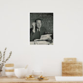 "Friedlich", L. E. Read Poster (Küche)