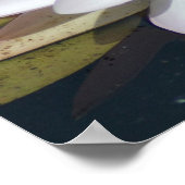 Friedlich Lotus für einen Raum, der Zen benötigt Poster (Ecke)