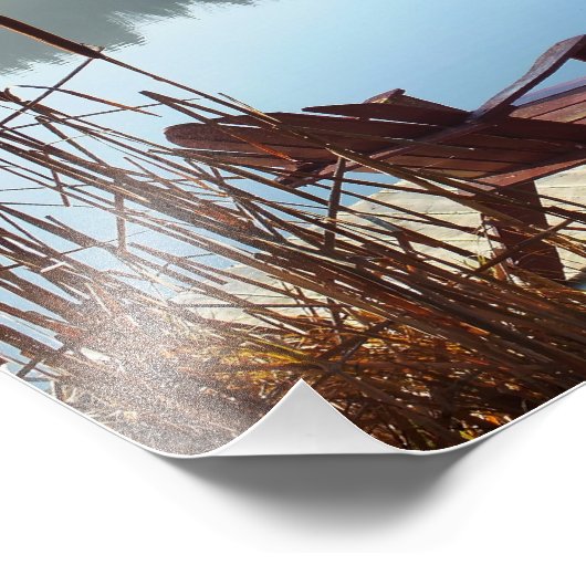 Friedlich morgens fotodruck (Ecke)