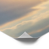 Friedlich Morgensonnengang Poster (Ecke)