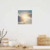 Friedlich Morgensonnengang Poster (Küche)