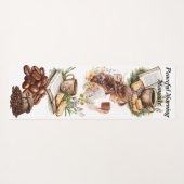 Friedlich Morgenstunden Handtuch Yogamatte (Rückseite (Horizontal))