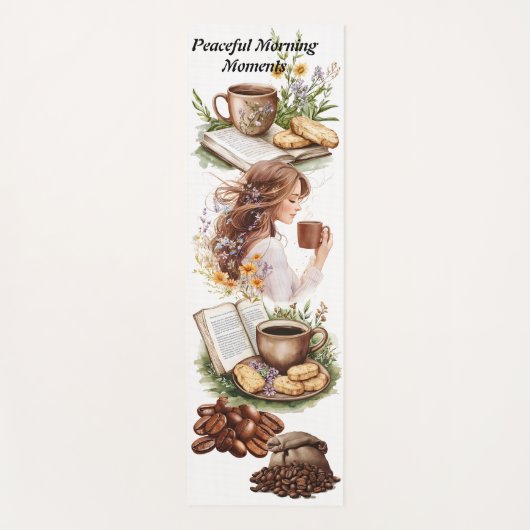 Friedlich Morgenstunden Handtuch Yogamatte (Vorderseite)