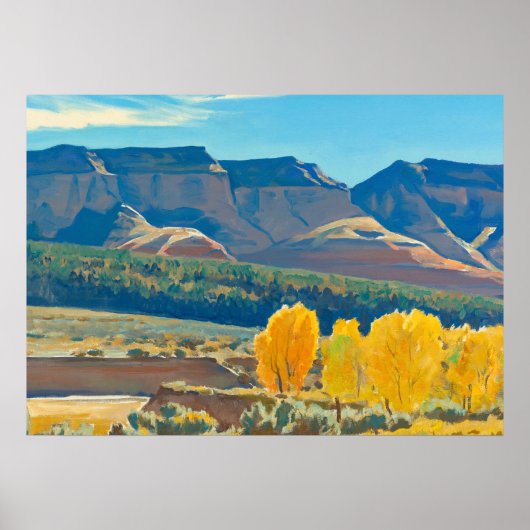 Friedlich Morning von Maynard Dixon Poster (Vorne)