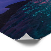 Friedlich Nacht Poster (Ecke)