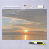 Friedlich Ocean Sky Sonnenaufgangsfotos Seidenpapier (Handwerk)