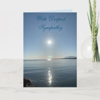 Friedlich Ocean Sympathy Card Karte