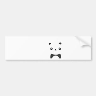 Friedlich Panda Autoaufkleber