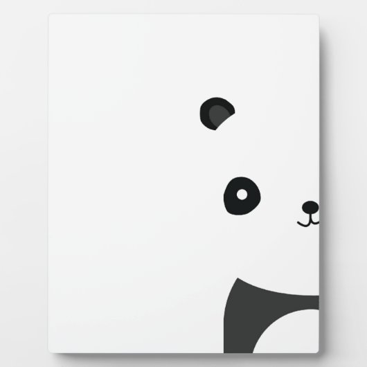Friedlich Panda Fotoplatte (Vorderseite)
