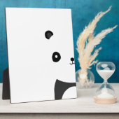 Friedlich Panda Fotoplatte (Seite)