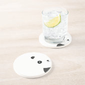 Friedlich Panda Getränkeuntersetzer (Seite)